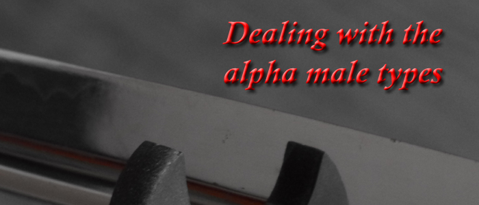 Dealing with the alpha male types