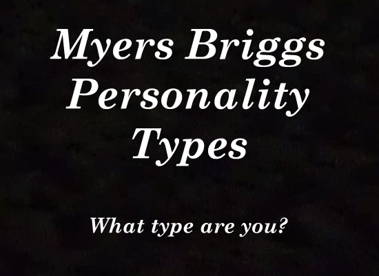 Myers Briggs Personality Types