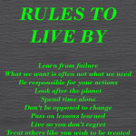 life rules to live by