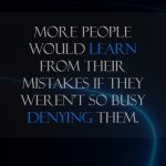 mistakes deny